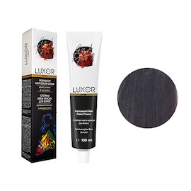 Luxor Стойкая Краска для волос тон 5.71 100 мл светлый коричневый шоколадный пепельный.