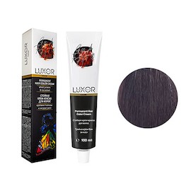 Luxor Стойкая Краска для волос тон 5.72 100 мл  светлый коричневый шоколадный фиолетовый.