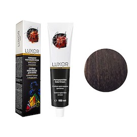 Luxor Стойкая Краска для волос тон 5.74 100 мл светлый коричневый шоколадный медный