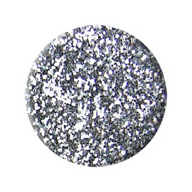Северина Блестки Silver(60)  Цвет: серебро  Эффект: классический блеск  Размер: классическая крошка