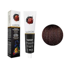Luxor Стойкая Краска для волос тон 6.75 100 мл  темный блондин шоколадный махагоновый