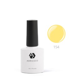 AdriCoco Лак для ногтей 8 мл тон 154 (сочный лимон)
