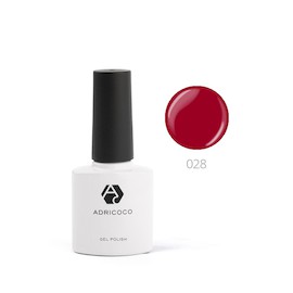 AdriCoco Лак для ногтей 8 мл тон 028 (темно-красный)