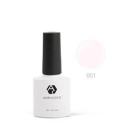 AdriCoco Лак для ногтей 8 мл тон 001 (Светло-розовый)