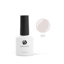AdriCoco Лак для ногтей 8 мл тон 069  (светло-серый )