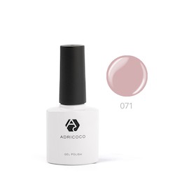 AdriCoco Лак для ногтей 8 мл тон 071 (пепельно-розовый)
